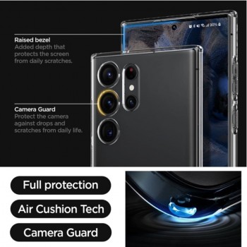 Spigen Liquid Crystal dėklas - permatomas (Samsung S23 Ultra)